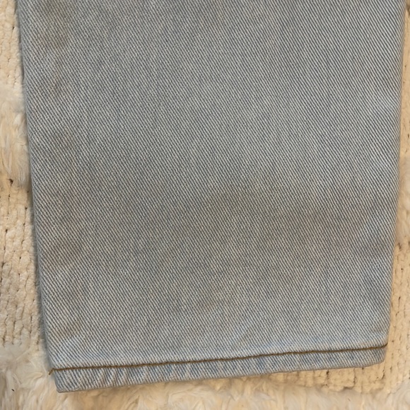 PacSun Eco hopper patchwork mom jeans high rise raw cut hem denim Womens size 24 - Picture 16 of 16